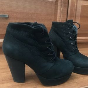 Steve Madden Leather Ankle Booties